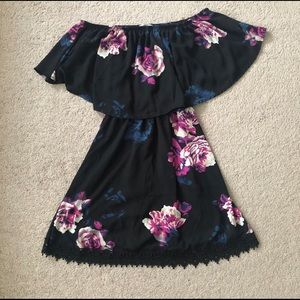 Off the Shoulder Floral Dress